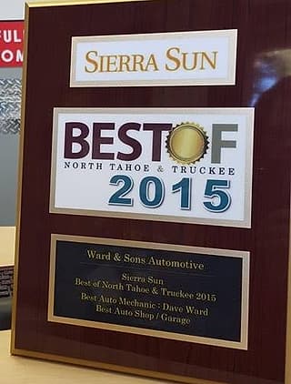 2015 award: Sierra Sun Best Of North Tahoe & Truckee